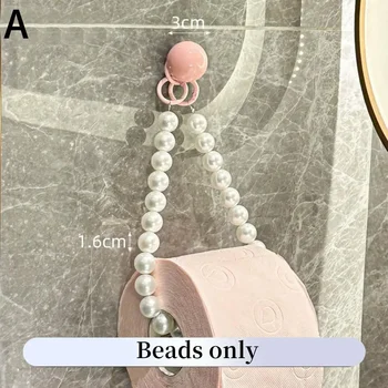 สีสันลูกปัดผู้ถือเนื้อเยื่อมัลติฟังก์ชั่ม้วนห้องน้ํา Rack Storage Organizer กระดาษ Home อุปกรณ์เสริมชั้นวางแขวน Toi F1Y1 11