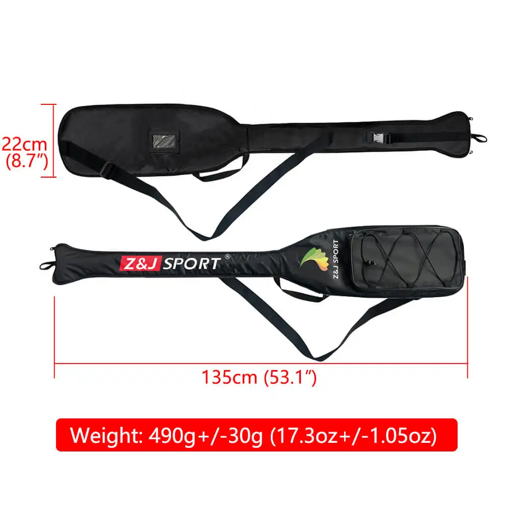 New Design High Quality Black Dragon Boat Paddle Bag Portable Bag for Dragon Boat Paddle From ZJ Sport ()