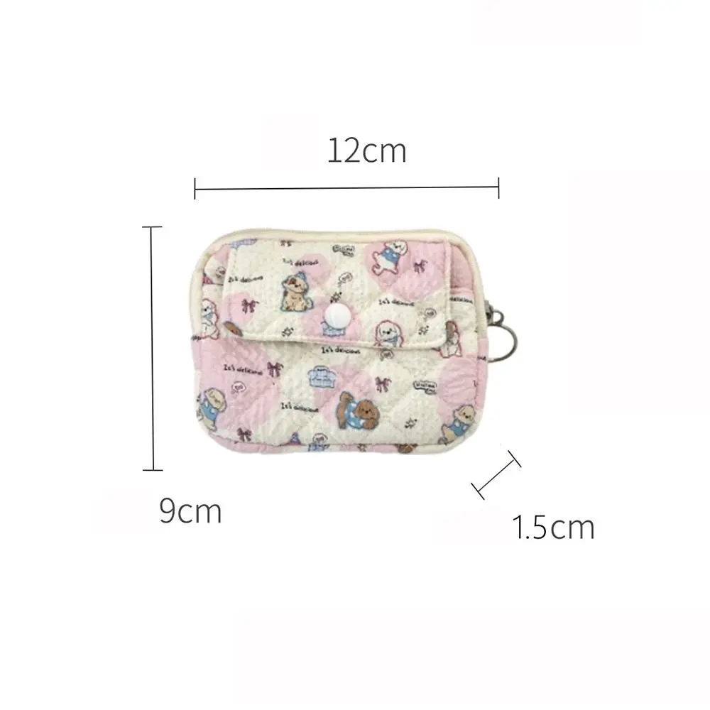 Cartoon Animals Coin Purse Multifunctional Card Quilted Storage Bag Cute Quilted Storage Bag Portable Card Hold