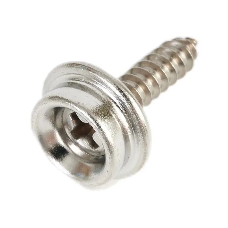 Snap Fastener Kit 30Pcs Stainless Canvas Screw for Tent Boat Marine Car Canopy Accessories