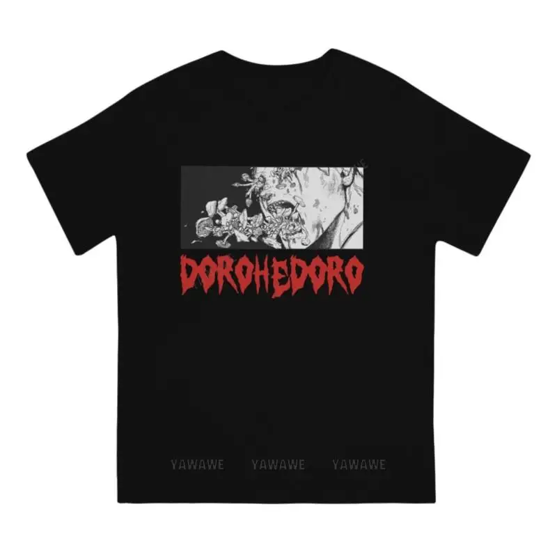 Dorohedoro Mushroom Magix T-Shirt Uomo Anime Manga Casual 100% Cotone T-Shirt Girocollo Manica Corta T-Shirt Idea Regalo