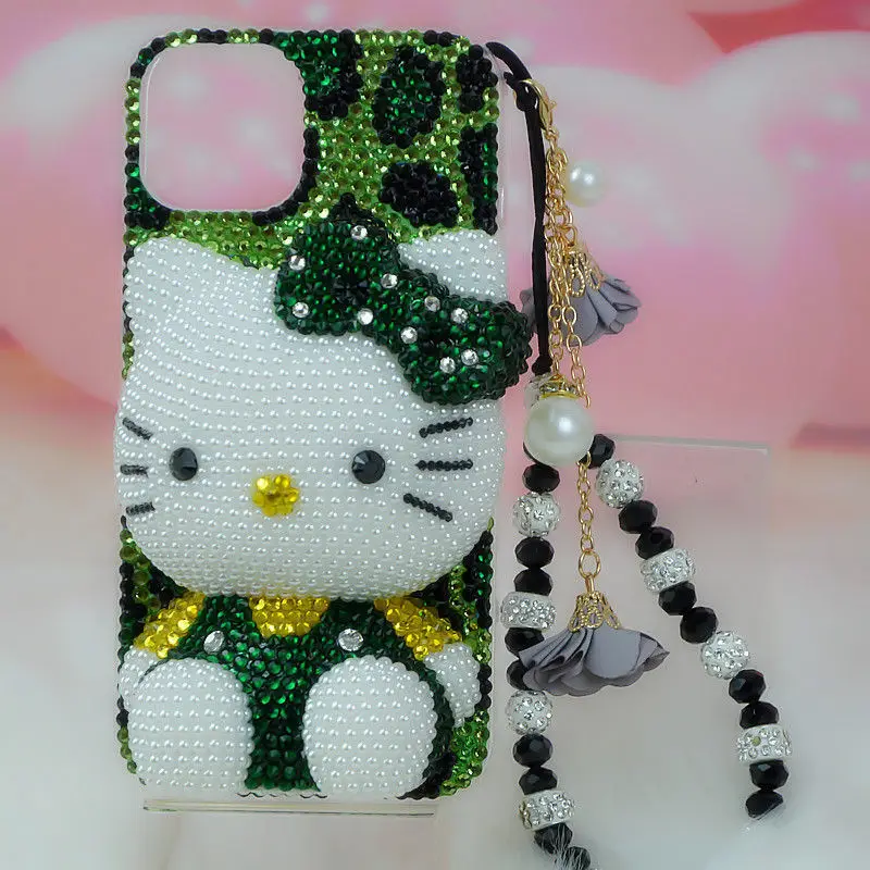 

Rhinestone Bling Crystal Phone Case Chain For iPhone 11 12 13 14 Pro Max X Xs XR 7 8 Plus SE 2 3 10 Transparent Bumper Cover