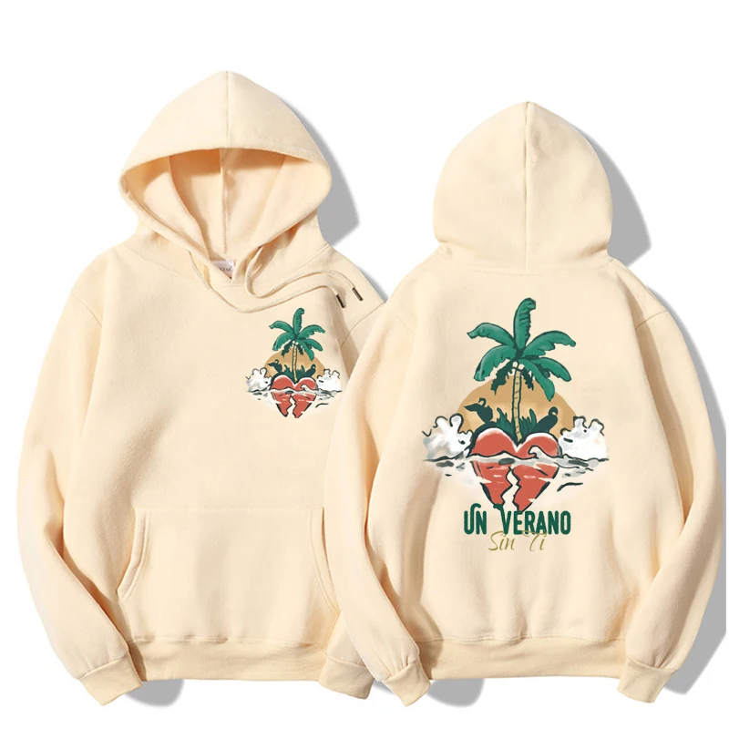 

2022 Hot Un Verano Sin Ti Loog Sleeve Harajuku Bad Bunny Hoodie Sweatshir Unisex Hip Top