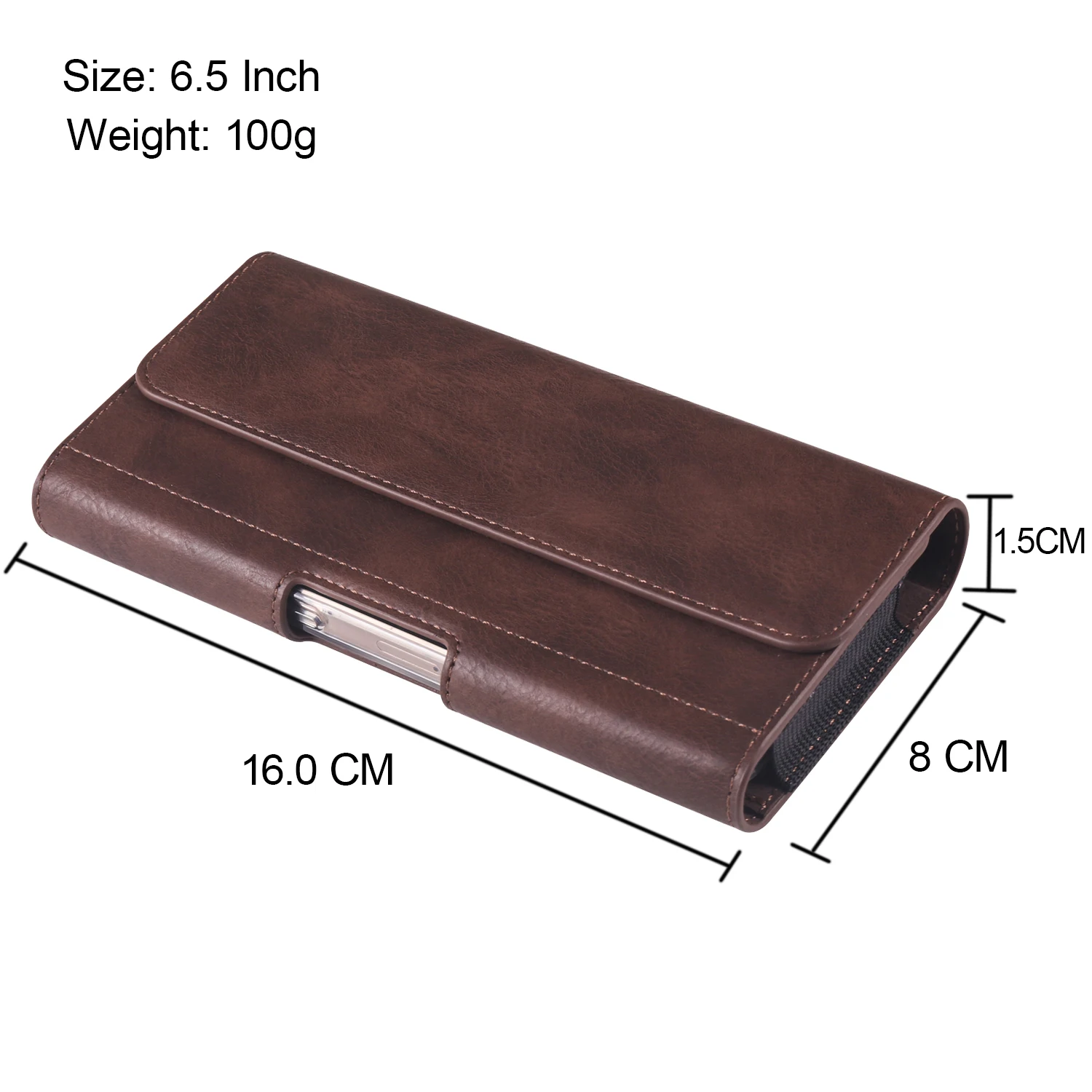 Universal Leather Belt Clip Phone Case Man Waist Bag Cover Holster Pouch