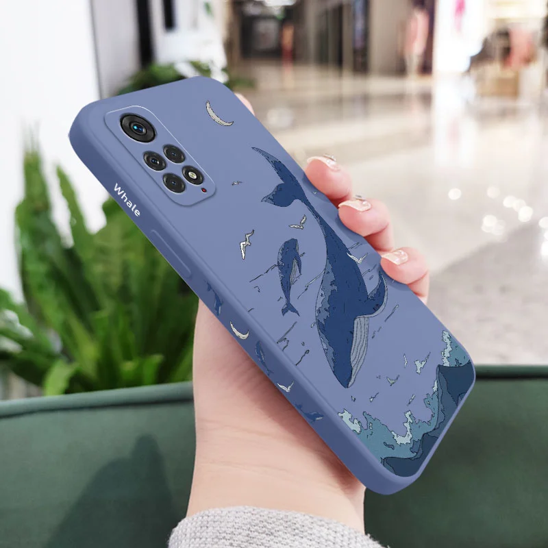 Fantasy Whale Design Phone Case Cover