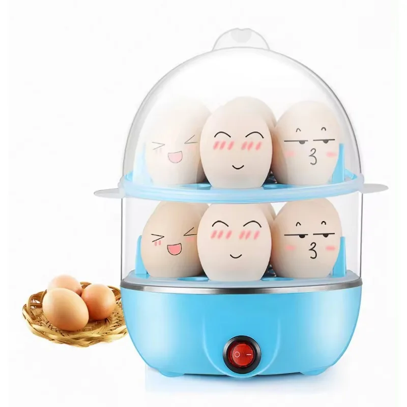 Rapid Electric Egg Cooker for Hard Boiled, Poached, Scrambled Eggs, Omelets, Steamed Vegetables, Dumplings & More, 14 capacity, 3