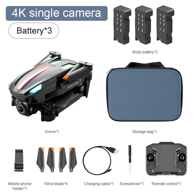 drone 4k K108 Mini Drone 4k HD with Camera Aerial Photography Aircraft Fixed Height Remote Control UAV Quadcopter Men's Fpv Rc Toys small drone with camera Camera Drones