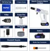 DayPlus Electric High Pressure Washer Rechargeable Car Wash Gun Cordless Electric Water Gun Foam Machine for Makita 24V Battery 4