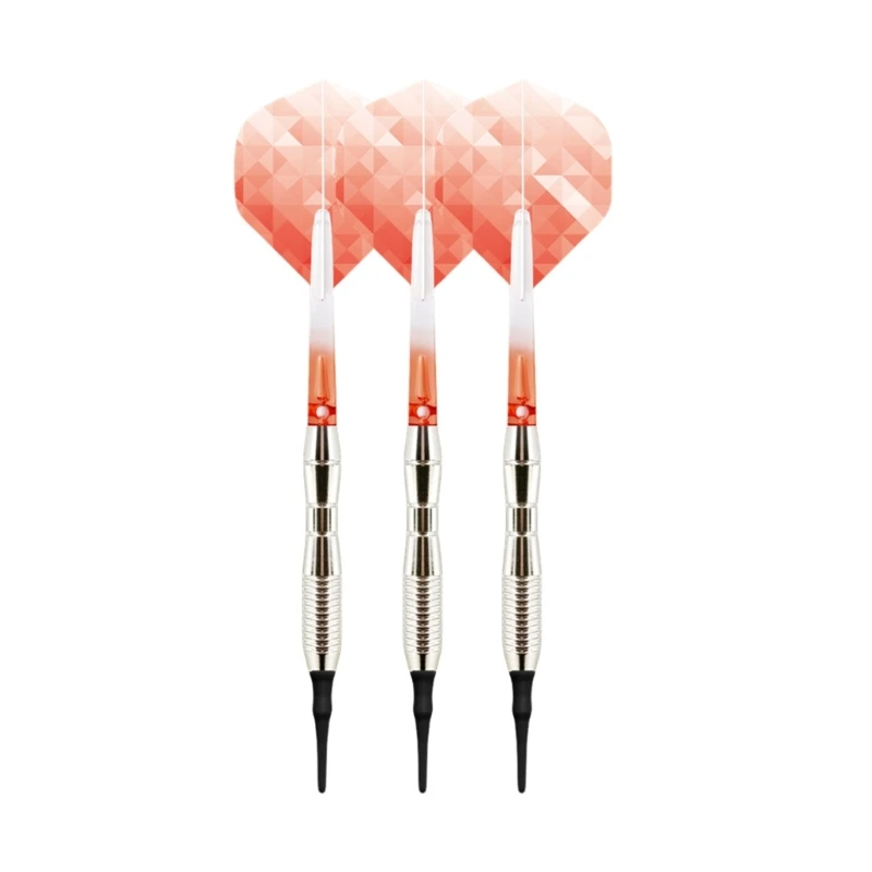 

Set of 3Pcs 17g Professional Electric Soft Tip Darts with Aluminum Shaft Plastic Tip Darts, Not Easy to Break and Bend