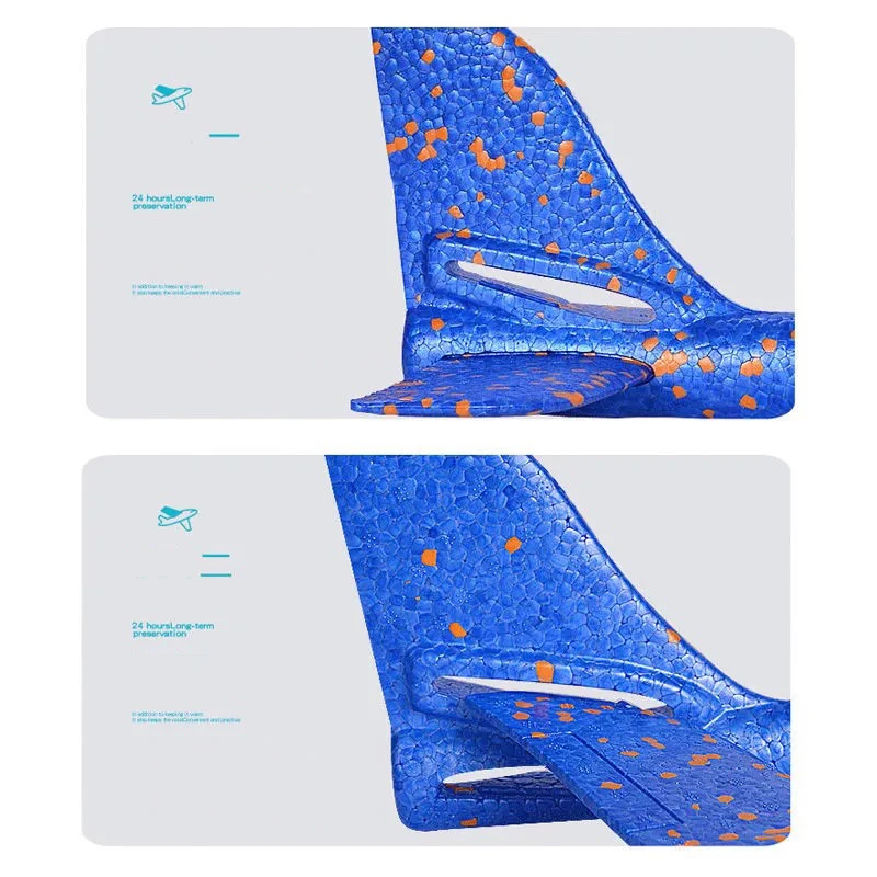 DIY Planes 37/48 CM Hand Throw Airplane EPP Foam Launch Fly Glider Model Aircraft Outdoor Fun Toys for Children Party Game Gifts 5