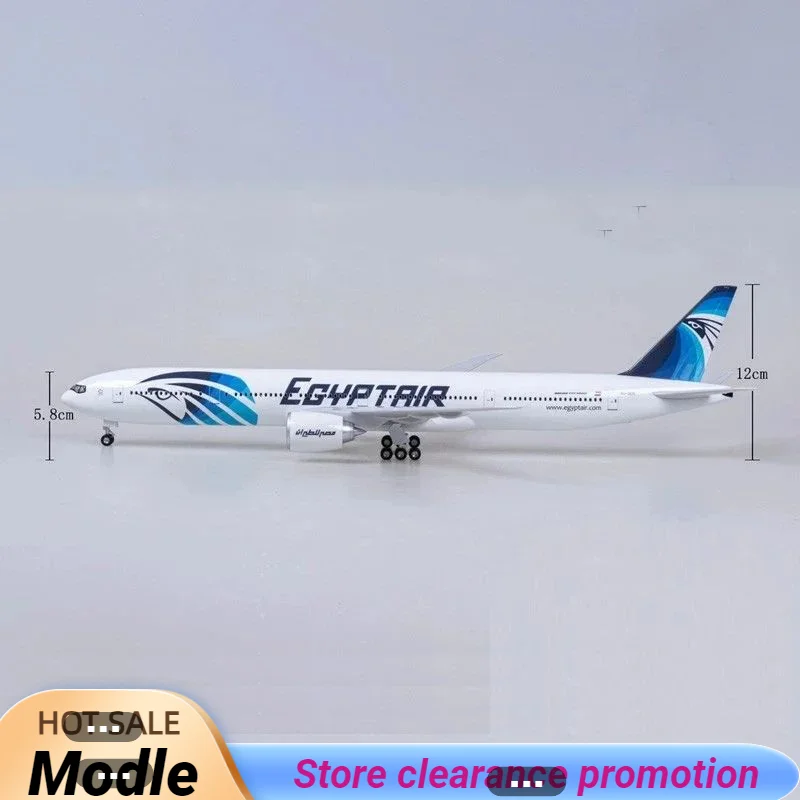 Новинка 47 см 1/157 масштаб 777 B777 летательный аппарат модели летательных аппаратов Египет Air Airlines со стандартным шасси и отлитым под давлением пластиковым полимерным самолетом