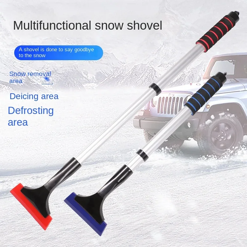 

Car Winter Snow Shovel Car Telescopic Snow Plough Shovel Multifunctional Glass Icing Spatula Cleaning Ice Scraper Snow Brush