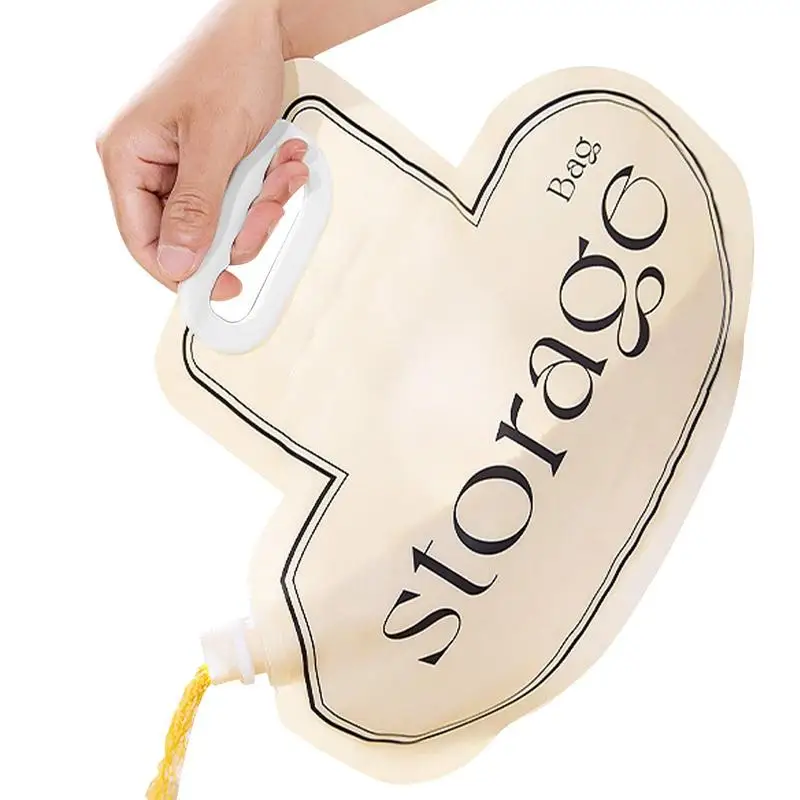 

Пакет для хранения хлопьев, контейнер для хранения зерна, влагостойкие и безопасные для пищевых продуктов полиэтиленовые пакеты большой емкости для зерновых хлопьев, чайных листьев