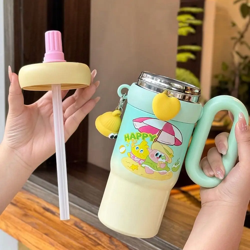 Vacuum Cup Cartoon Large Capacity Insulated Cup 316 Stainless Steel 850Ml