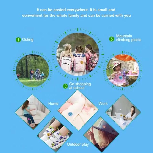 72/60/36/24Db Nyári Kültéri Szúnyogtaszító Tapasz Természetes Nem Toxikus Szériaellenes Matrica Gyermekek Számára Felnőtt Véletlenszerű Minta - Image 2