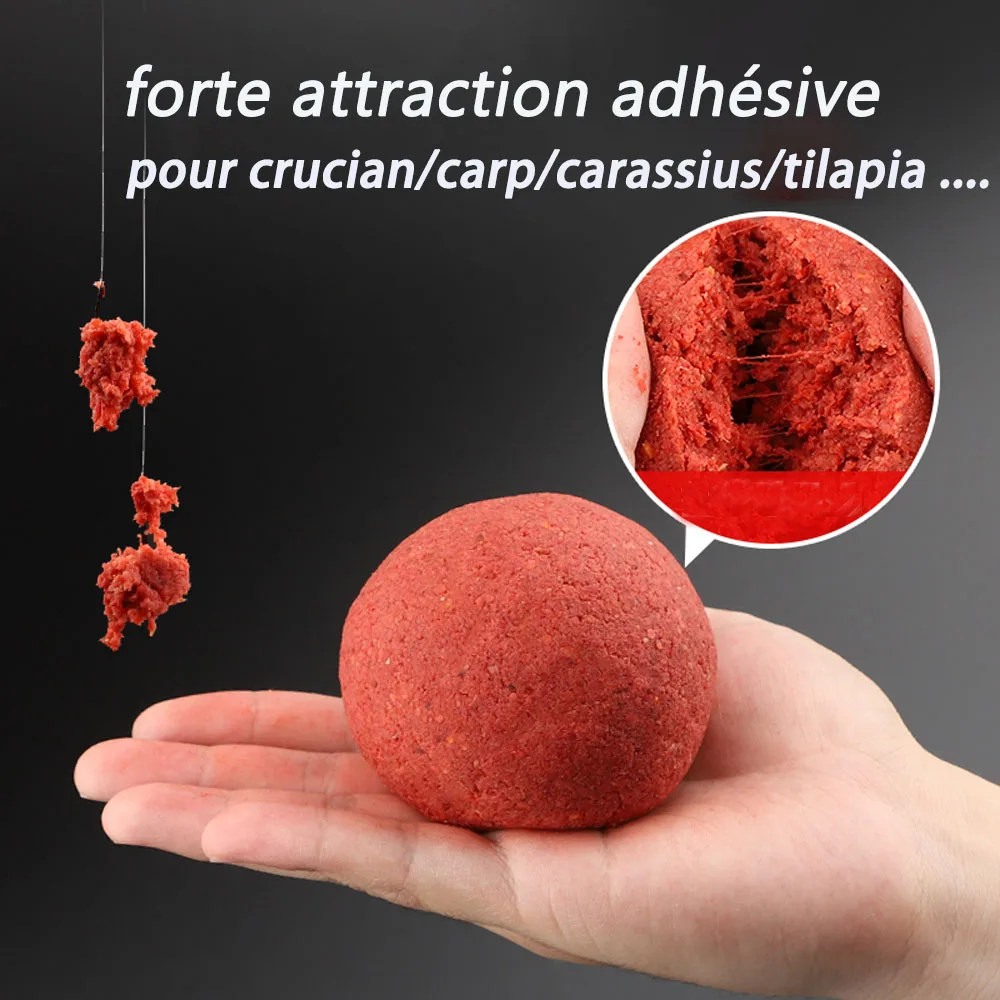 Amorce naturelle parfum forte attractant carpe tanche silure additif appât aliment poissons