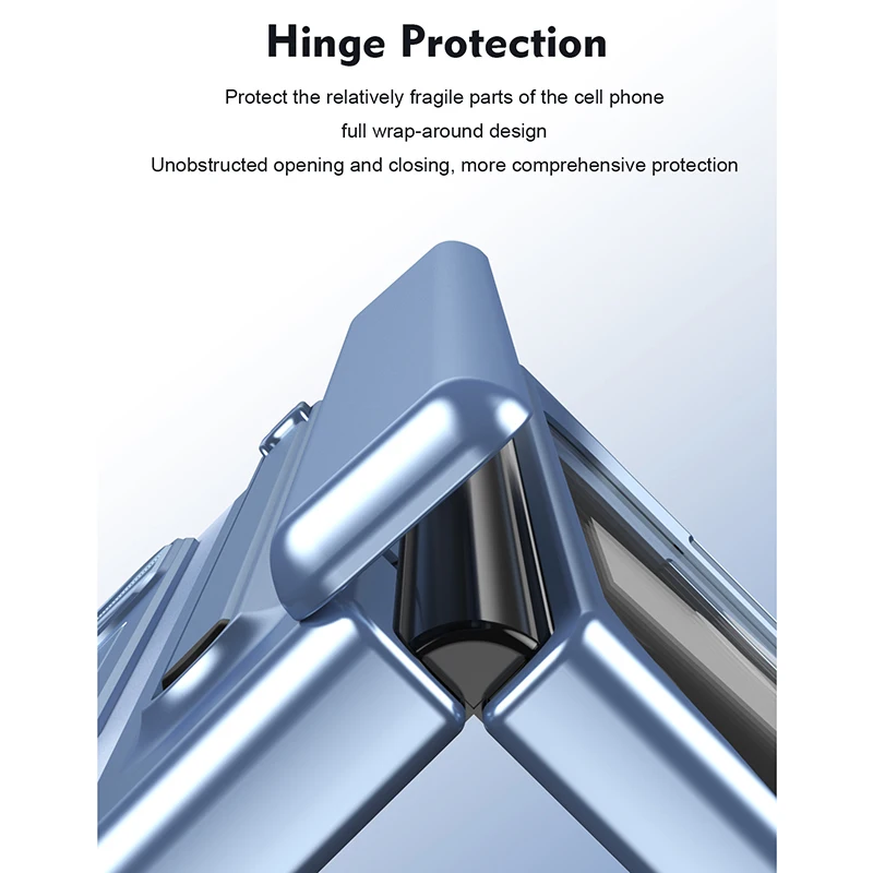 Foldable Hinge Protection Case with S Pen Stylus and Screen Protector