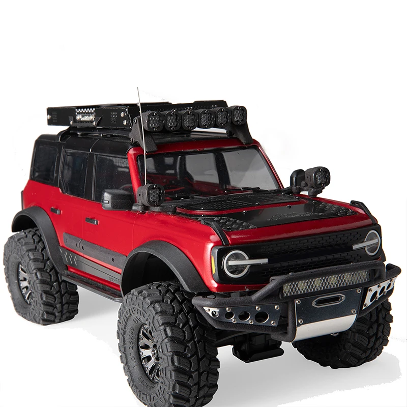 DJ RC카 1/18 1/24 T4M Xiaoqi SCX24 멀티 브래킷 범용 돔 라이트 바 라이트, 6 라이트 하이라이트 액세서리