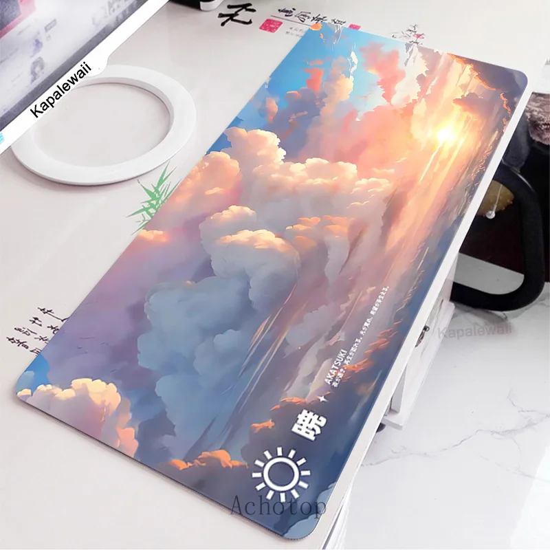 Flores de Cerejeira Flor Mouse Pad Gamer Desk Mat Xxl Rosa Sakura Deskpad Acessórios de Escritório Mouse Mats Computador Mousepad 900x400 - Imagem 5
