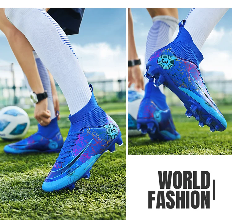 Long Spikes Society Herren Fußball Indoor Rasentraining Fast Field Boots Cleats Mann Turnschuhe Futsal Fußballschuhe_voghion.com