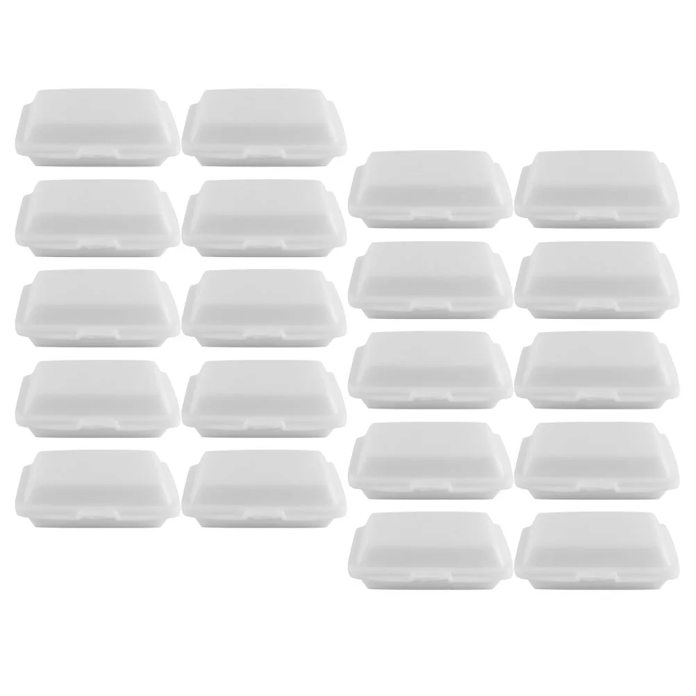 

20 pcs Miniature Lunch Box Model Simulation Takeaway Box House Takeaway Boxes