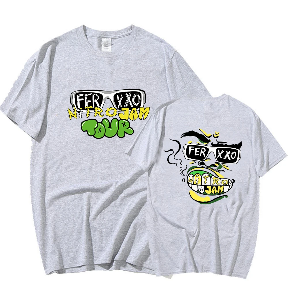 Feid Ferxxo T-Shirt Rapper Tshirts Short Sleeve Top Hiphop T Shirts Unisex Y2K Tshirt Tops 5