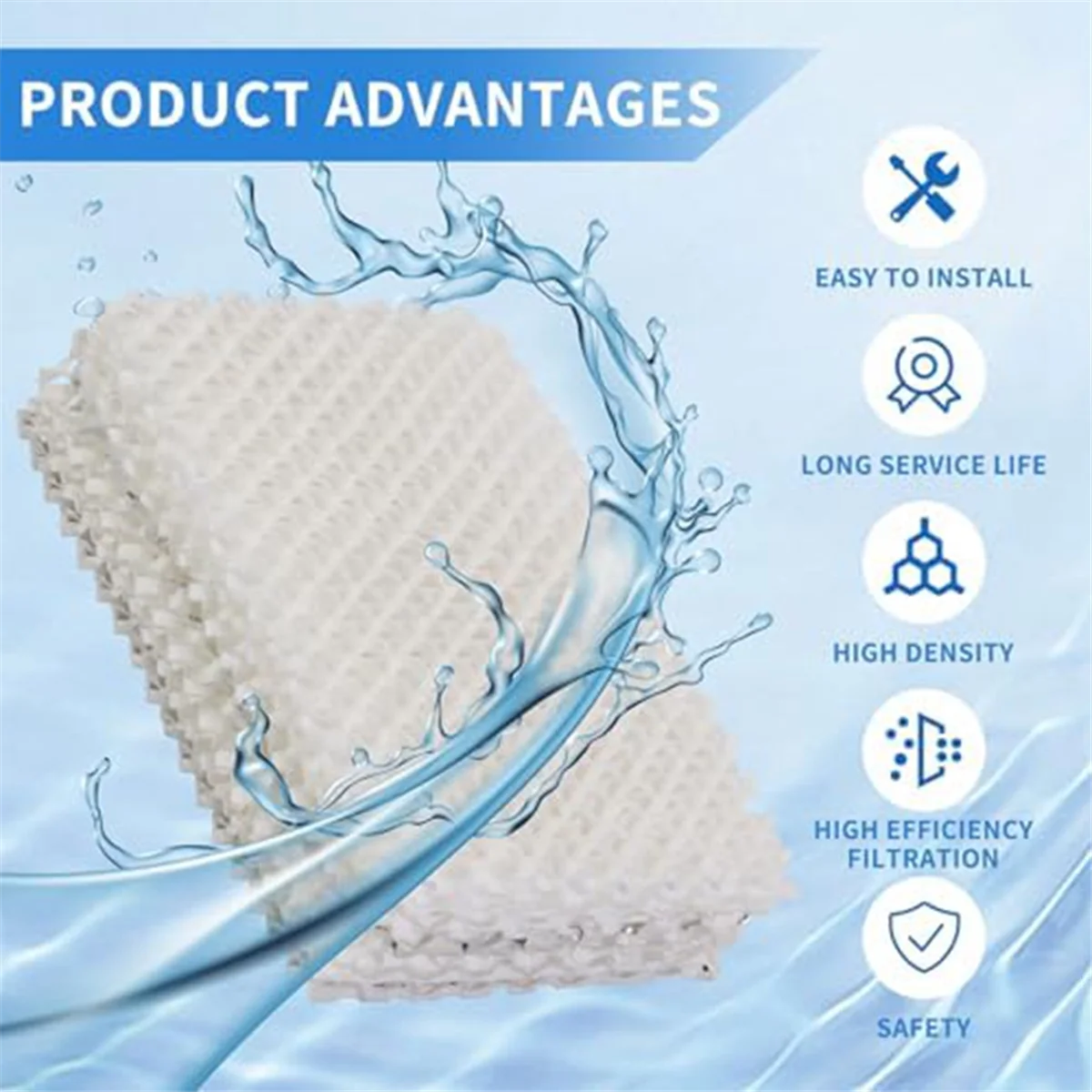 WF813 Humidifier Filter Replacement for Relion RCM-832 ProCare PCWF813 PCWF-813 PCCM-840 Cool Mist Humidifiers Filters