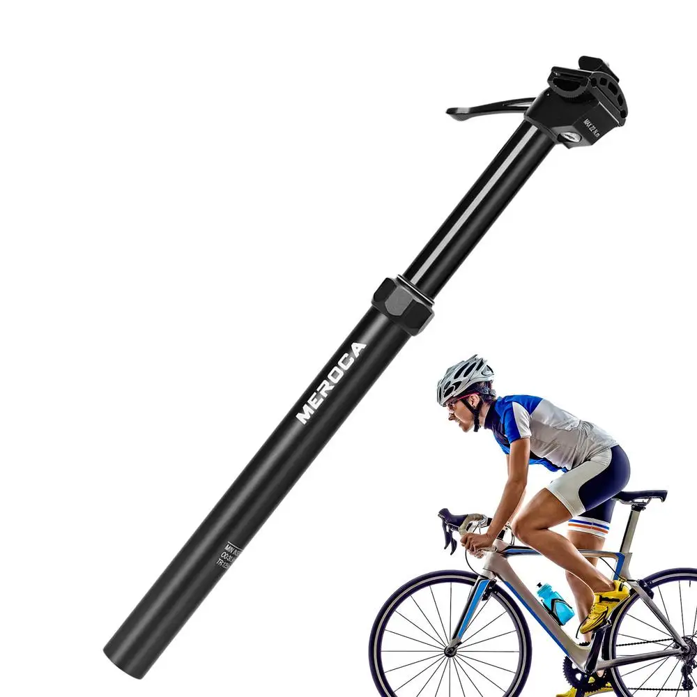 Bike Seat Dropper 125mm Manual Control External Routing Quick Adjust Aluminum Alloy Hydraulic Dropper Post Riding Bike Supplies