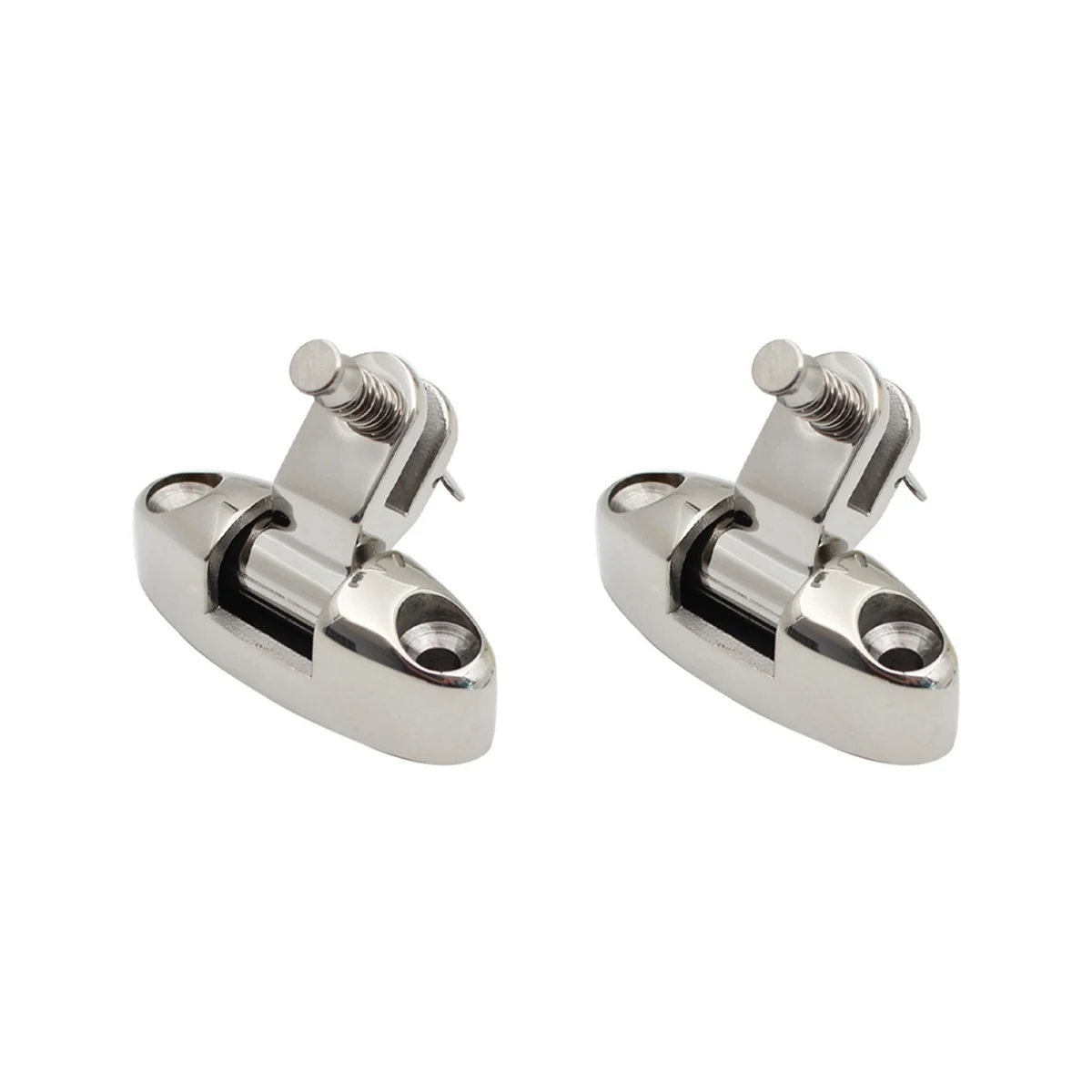 

2 Pack Stainless Steel 316 Marine Deck Hinges Spring Pin Gables Awning Accessories