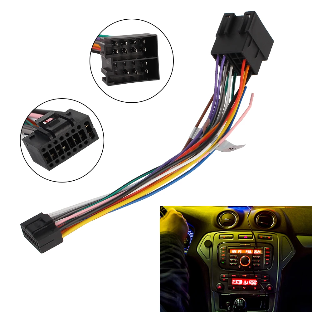 

ISO Cable Converter 16Pin Adapter For ALPINE Stereo Car Radio DVD Player Audio Plug Connector Transverter Automotive Accessories