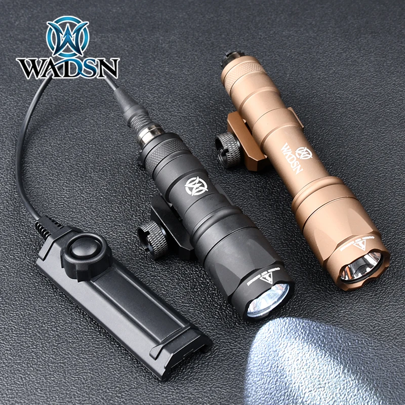 

WADSN M300 M600 Airsoft Weapon Light Surefir SF Scout Light Tactical Hunting Rifle White LED Flashlight Fit 20mm Picatinny Rail