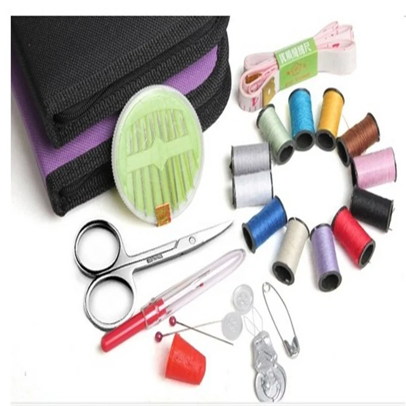 14 Needle Portable Mini Travel Household Sewing Box Set Sewing Kit Storage Bags Sundries Organizer Home Tools Accessories sewing kit sewing accessories sewing storage box