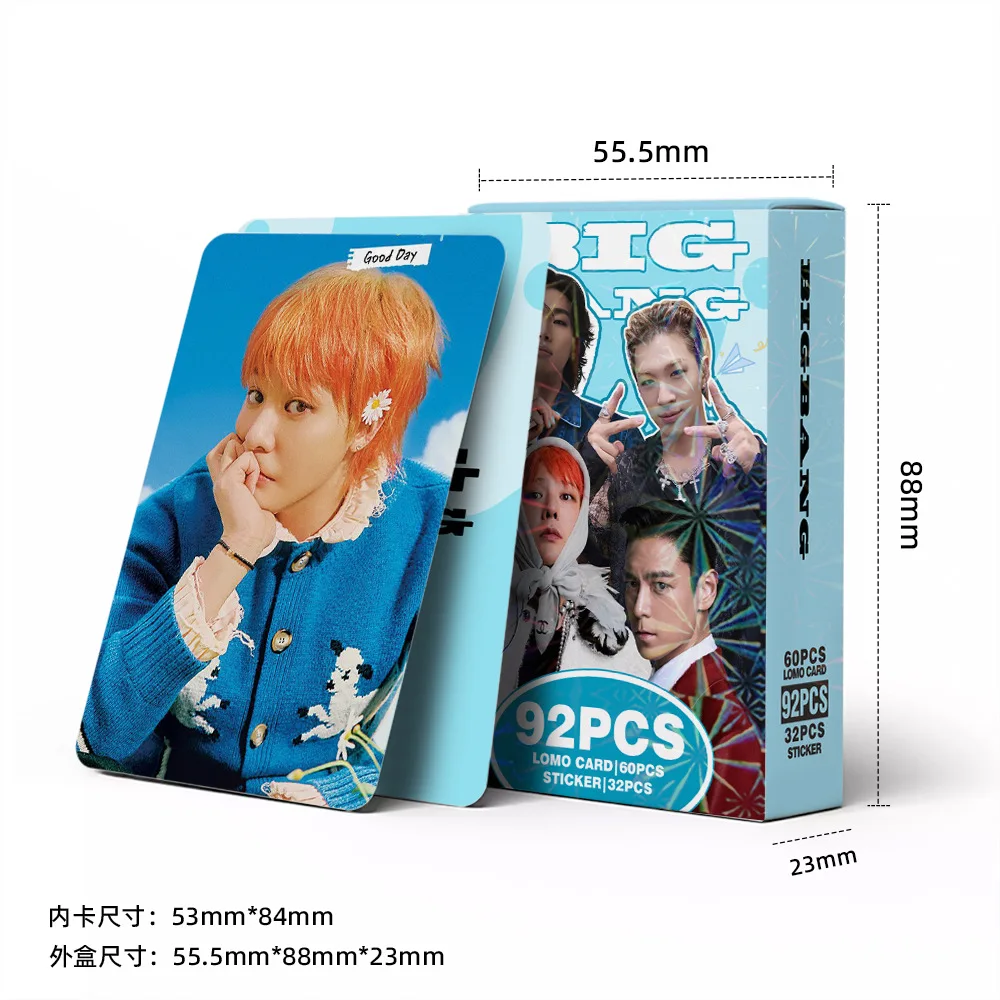 G−DRAGON プロマイド 92Pcs/Set BIGBANG Idol Boy New Series HD Printd Photocards G