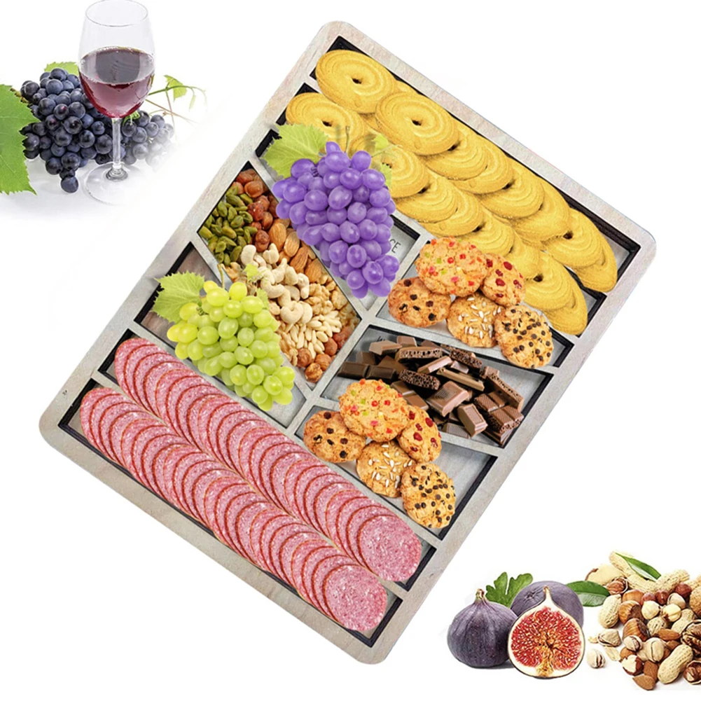 Personalized Serving Plate Washable Easy To Clean Reusable For Fruit Candies Snack