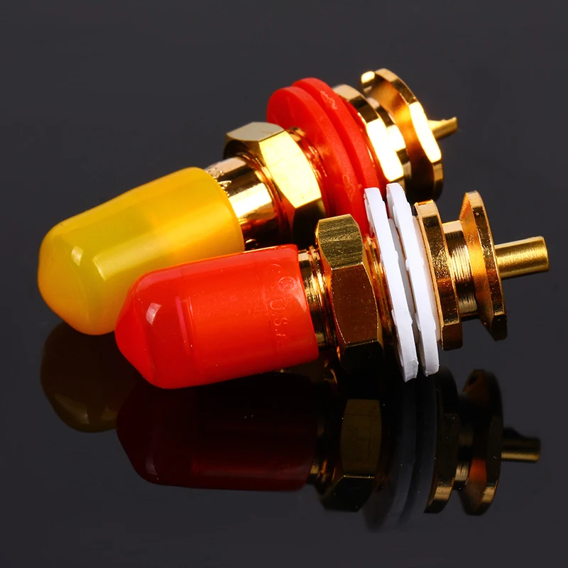 XLR/RCA Staubschutzkappe, Vergoldeter Gummischutz - Anti-Staub & Anti-Oxidation für Audio-Anschlüsse, Mixer, Steckdosen – Detail 7