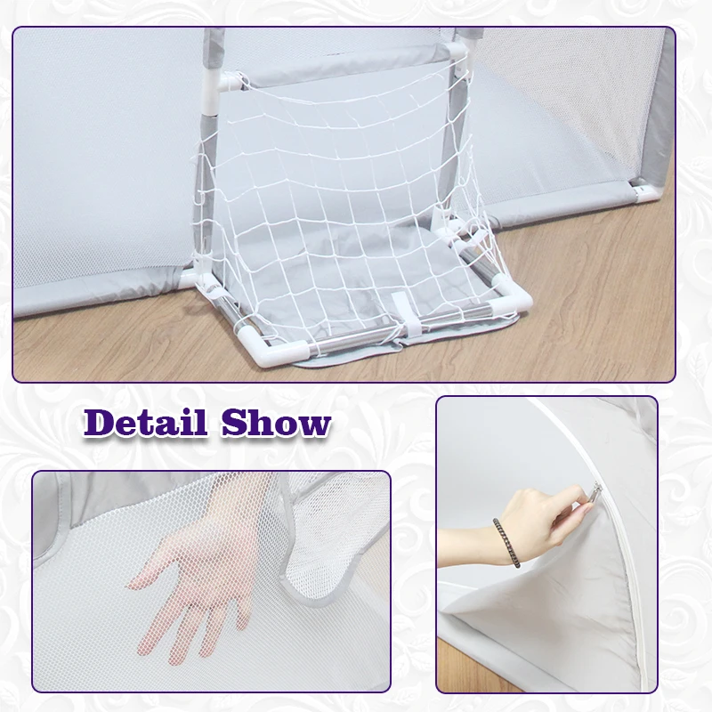 IMBABY New Baby Palypens Cartoon Playpen for Children Basketball Baby Playground Balls Pool Fence for Child Safety Barriers