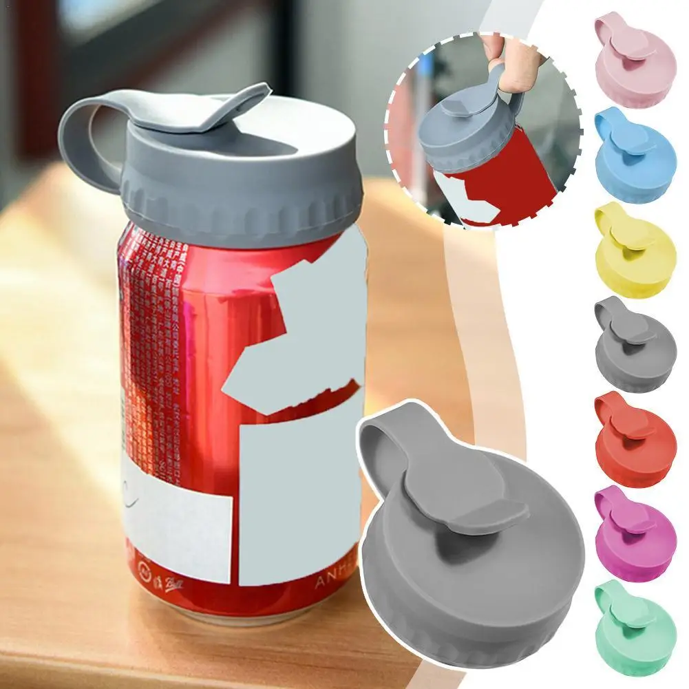 

Silicone Soda Can Sealing Lid Reusable Can Stopper For 12oz Soda Beer Drinks Juice Coke Beverage Fits Standard Cans Protector