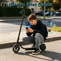 Trottinette électrique JUICEASE 15KM/H, batterie 25V, frein à pied, moteur 250W, Escooter pour enfants, cadeau 7