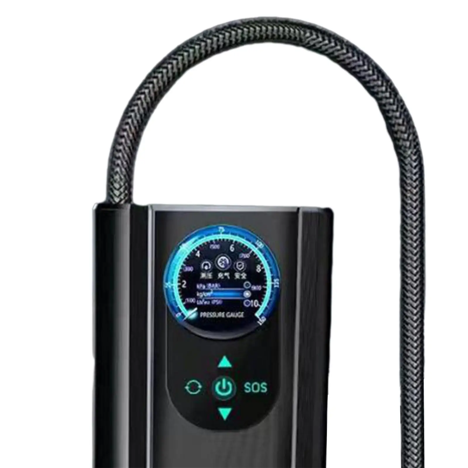 Portable Air Compressor Auto Accessories with Pressure Gauge Fast Mini Bike Pump