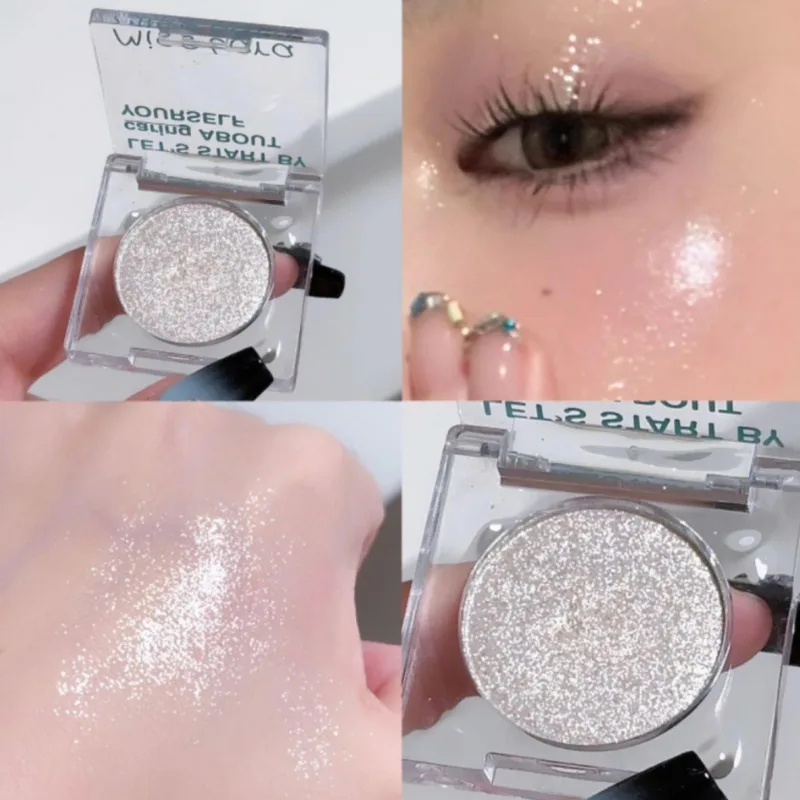 Monochrome Glitter Eye Shadow Pearlescent Makeup Diamond Eye Shadow Palette Bright Glitter Eye Makeup Cosmetics 2