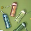 Portable Sport Tea Coffee Cup Plastic Water Bottle With Straw for Drinking Kitchen Tools Kids Water Bottle for School 3