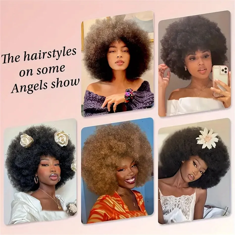 Brazilian Afro Kinky Curly Human Hair Bundles 4b 4c Afro kinky Bulk Human Hair Weave Bundle Deal Extensions