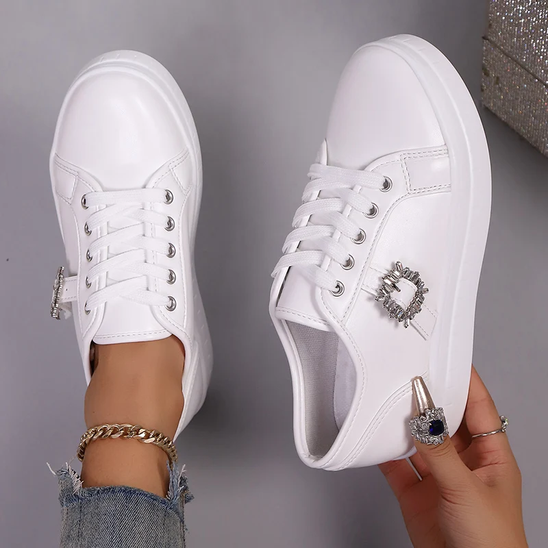 Women Fashion Sneakers Gold Silver - Uniqwear