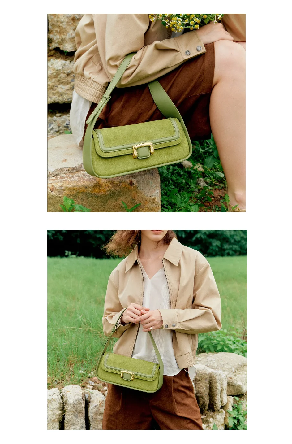 Shoulder strap detail