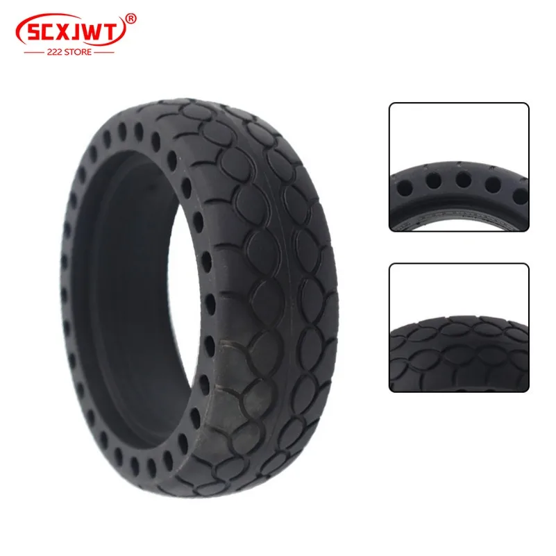Suitable for high-quality thickened 6-inch 5.5X1.6 honeycomb rubber solid tires for electric scooter accessories - Image 5