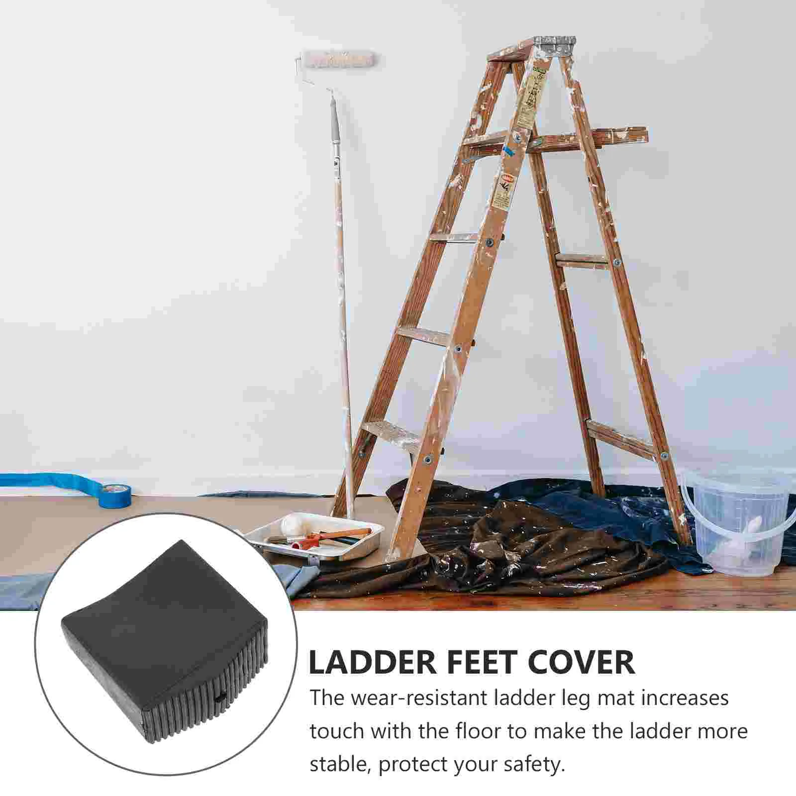 2pcs Foot Pad Leg Covers Non-slip Foot Pad Pad Extension Foot Pad Parts for Home