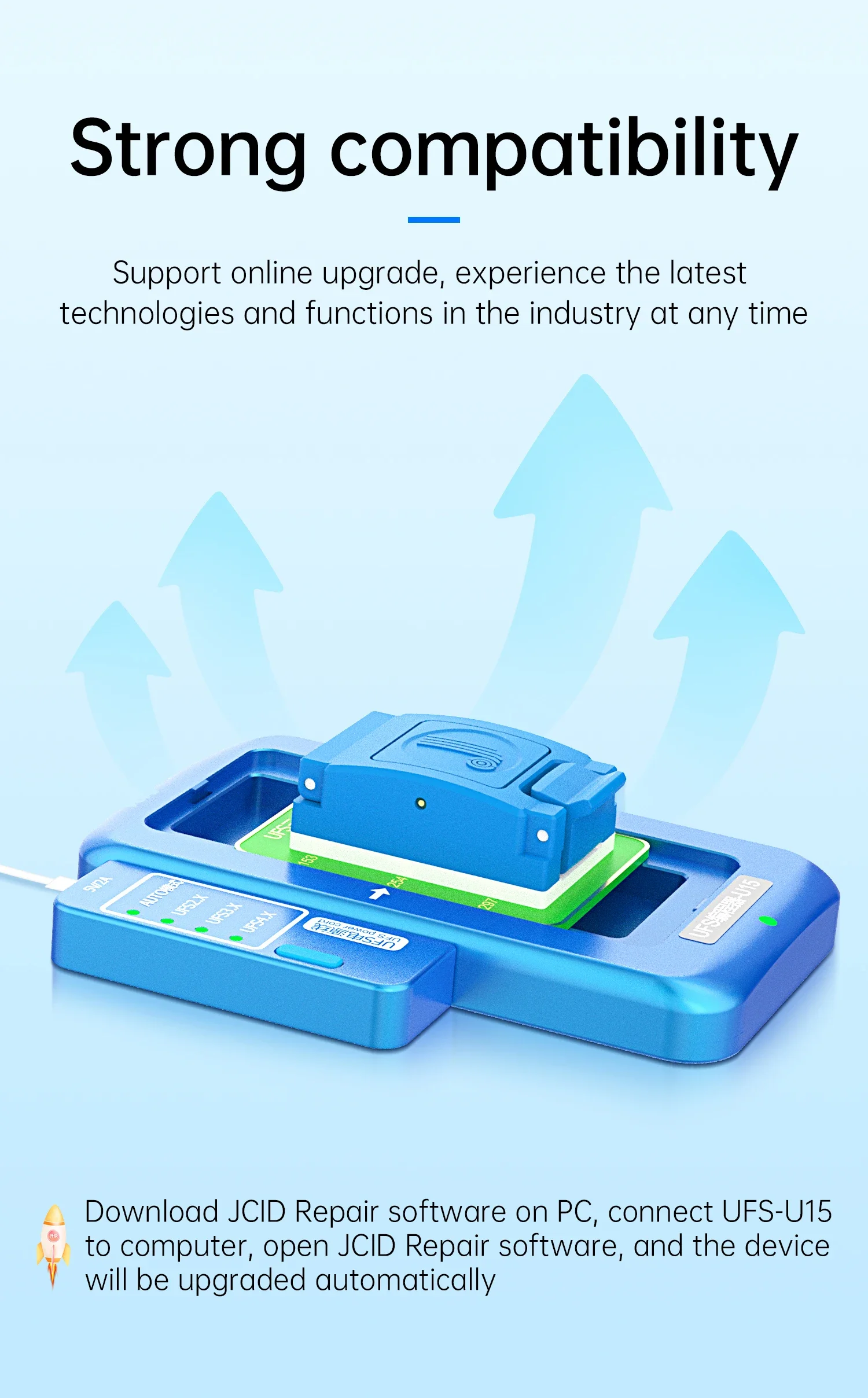 JCID U15 NAND Блок-Программатор Для BGA315 BGA254 BGA 297 NAND.