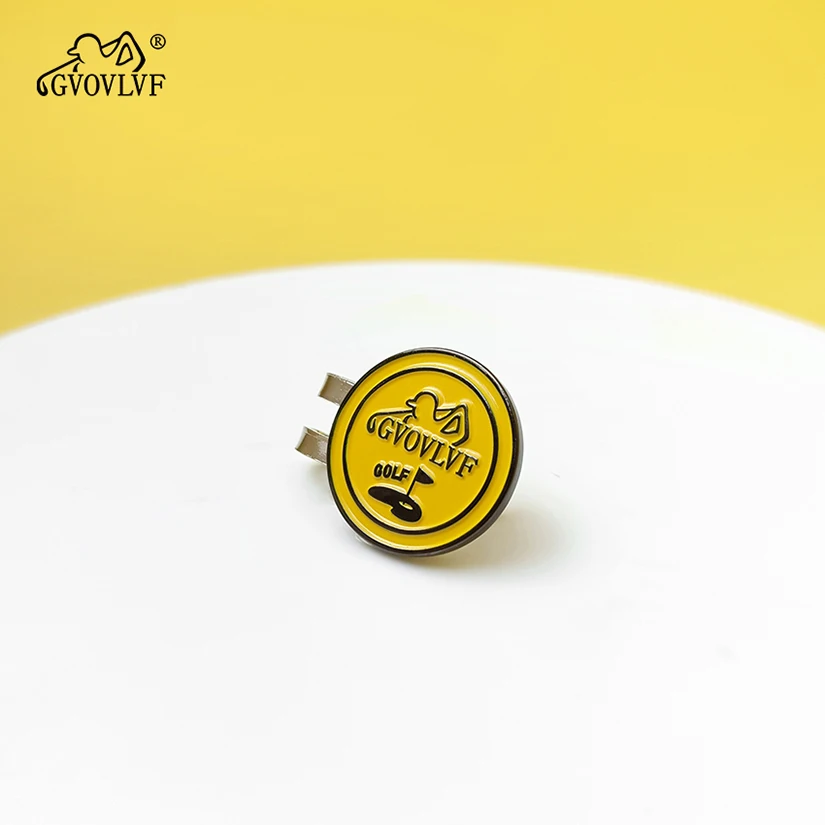 1pc GVOVLVF Golf Ball Marker with Magnetic Hat Clip Men and Women Golf Accessories and Gift Ideas Stylish Minimalist 25mm