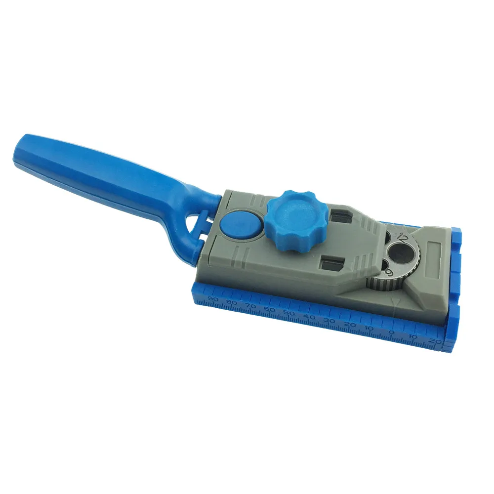 

ALLSOME Portable Pocket Hole Jig Kit Woodworking Drill Guide Carpenter Dowel Jig Tools HT1121