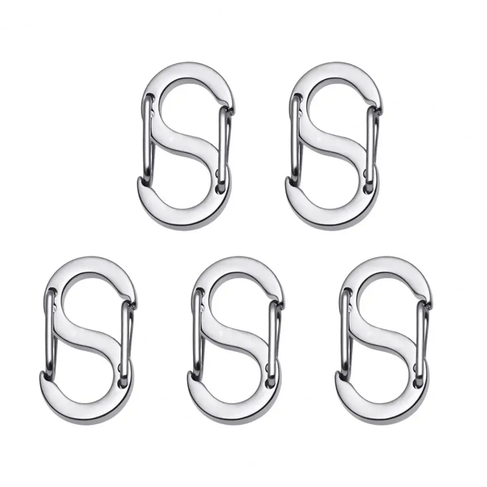 

5 шт., двухсторонняя пружинная Пряжка из нержавеющей стали для изготовления ювелирных изделий